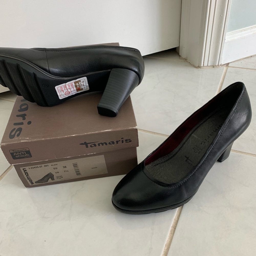 Tamaris black high heels